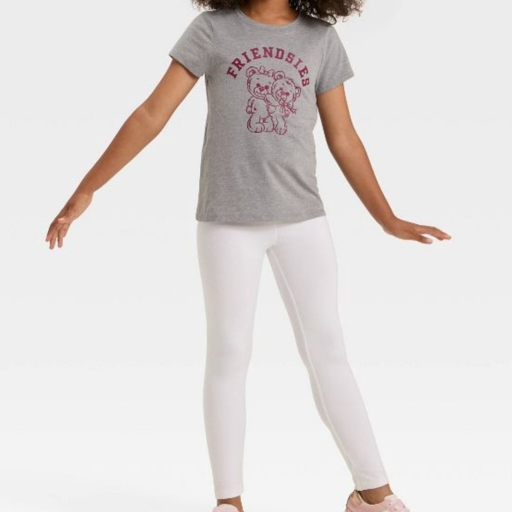 Cat & Jack Gray T-Shirt with Bear Friends Print - Picture 4 of 4